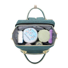Load image into Gallery viewer, Diaper Backpack With Changing Bed