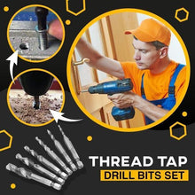 Load image into Gallery viewer, Thread Tap Drill Bits Set