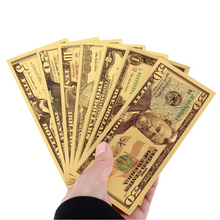 Load image into Gallery viewer, 24K Gold Foil 7-Piece USA Money Set