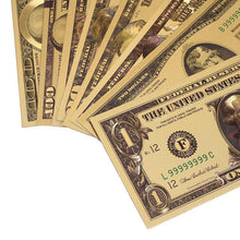 Load image into Gallery viewer, 24K Gold Foil 7-Piece USA Money Set