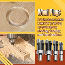 Load image into Gallery viewer, Plug Cutter Drill Bit Set Power Tool (4pcs)