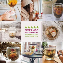 Load image into Gallery viewer, Flowering Tea - Blooming Tea Flowers (16 pcs)