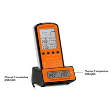 Load image into Gallery viewer, Wireless Dual Probes Food Thermometer