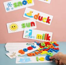 Load image into Gallery viewer, Letter Recognition Word Spelling Toy