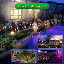 Load image into Gallery viewer, Spring Artificial Lily Solar Garden Stake Lights