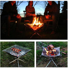 Load image into Gallery viewer, Portable Contractible BBQ Holder Rack