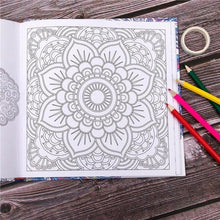 Load image into Gallery viewer, Mandala Adult Colouring Book