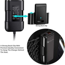 Load image into Gallery viewer, Car Front & Back Seat Charger