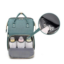 Load image into Gallery viewer, Diaper Backpack With Changing Bed