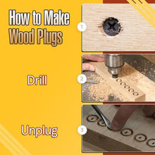 Load image into Gallery viewer, Plug Cutter Drill Bit Set Power Tool (4pcs)