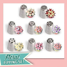 Load image into Gallery viewer, Cake Decor Piping Nozzle Set (8-pc or 22-pc)