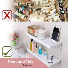 Load image into Gallery viewer, Suction Cup Bathroom Shelving Organizer