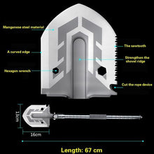 Load image into Gallery viewer, The Ultimate Survival Tool 23-In-1 Multi-Purpose Folding Shovel