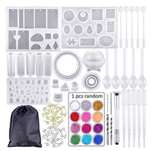 Load image into Gallery viewer, DIY Silicone Crystal Jewelry Mold Set