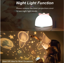 Load image into Gallery viewer, 360 Rotation Starry Sky Projector