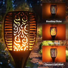 Load image into Gallery viewer, Flickering Flame Solar Torches