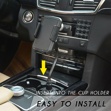 Load image into Gallery viewer, Gooseneck Car Cup Phone Holder