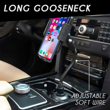 Load image into Gallery viewer, Gooseneck Car Cup Phone Holder