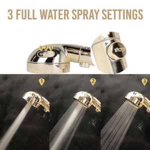 3-in-1 High-Pressure Shower Head