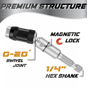 Magnetic Pivot Drill Bit Holder