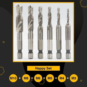 Thread Tap Drill Bits Set