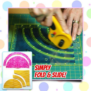 Arcs & Fans Quilt Circle Cutter Ruler