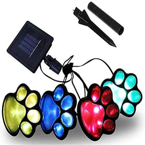 Solar Bear Claw Lawn Light