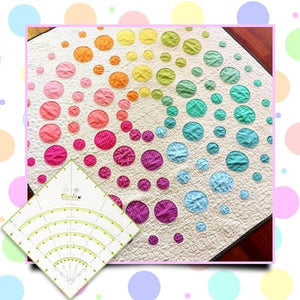 Arcs & Fans Quilt Circle Cutter Ruler