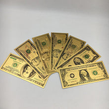 Load image into Gallery viewer, 24K Gold Foil 7-Piece USA Money Set
