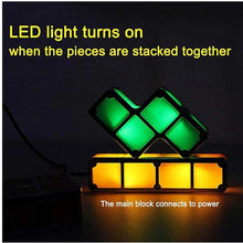 Load image into Gallery viewer, Creative LED Tetris Stackable Desk Lamp/Night Light
