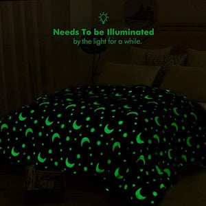 Glow In The Dark Magical Throw Blanket