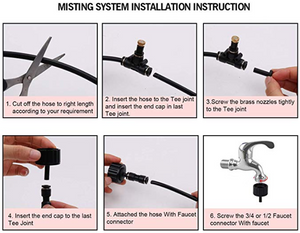 OUTDOOR MISTING COOLING SYSTEM