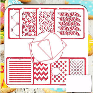 EZCookie Decorating Fondant Stencil Set