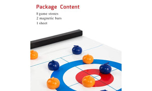 Tabletop Curling Game Set