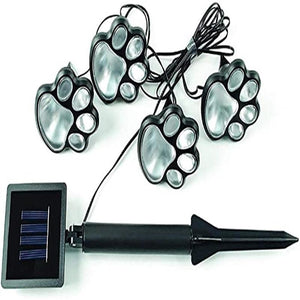 Solar Bear Claw Lawn Light