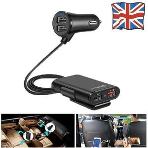 Car Front & Back Seat Charger