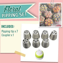 Load image into Gallery viewer, Cake Decor Piping Nozzle Set (8-pc or 22-pc)
