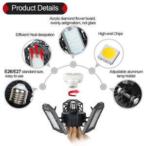 LED Deformable 6000LM Light