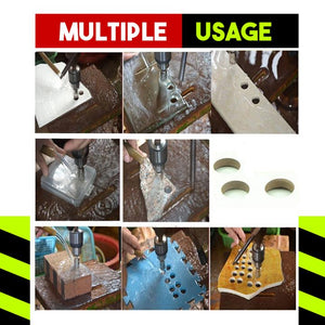 Multi-Tile Hole Drill Bit Set