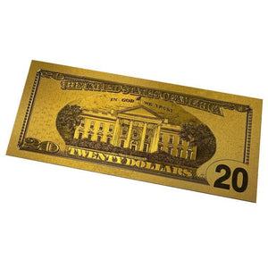 24K Gold Foil USA Money (7 pcs)