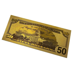 24K Gold Foil 7-Piece USA Money Set