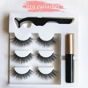 Magnetic Eyelashes and Eyeliner 3 Pairs Set