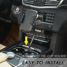 Load image into Gallery viewer, Gooseneck Car Cup Phone Holder
