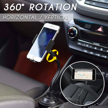 Load image into Gallery viewer, Gooseneck Car Cup Phone Holder
