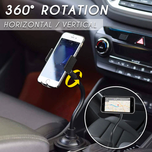 Gooseneck Car Cup Phone Holder