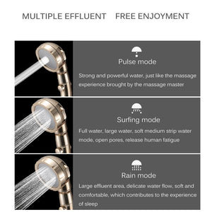 3-in-1 High-Pressure Shower Head