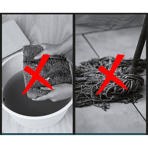 Hands-Free Flat Floor Mop and Bucket Set